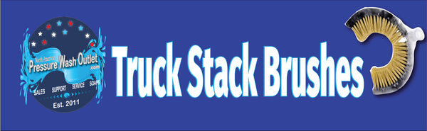 TRUCK STACK BRUSHES for FLEET WASH PROFESSIONALS